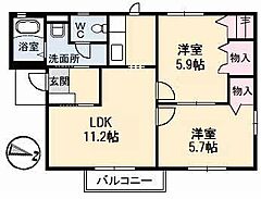 物件の間取り