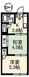 間取図画像 2K