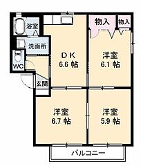 物件の間取り