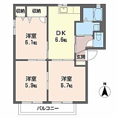 物件の間取り