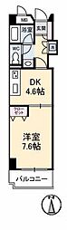 メゾン・ド・成屋 1DKの間取図画像