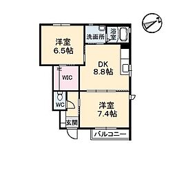 🉐敷金礼金0円！🉐パインデュー　Ａ棟