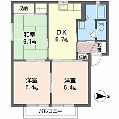 物件の間取り