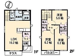 ＥＳＰＯＩＲ（エスポワール） 1階3LDKの間取り