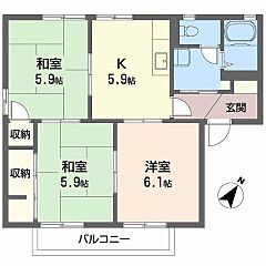 物件の間取り