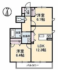 物件の間取り