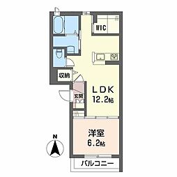Mirabell 1LDKの間取図画像