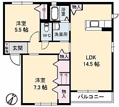 物件の間取り