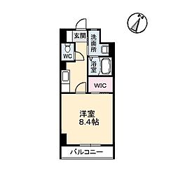 メゾン呉駅前 1Kの間取図画像