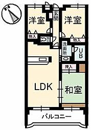 カーサ古江 3LDKの間取図画像