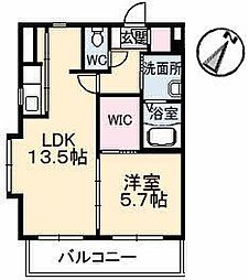 ドルチェアウローラ 1LDKの間取図画像