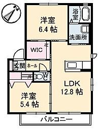 アーク 2LDKの間取図画像