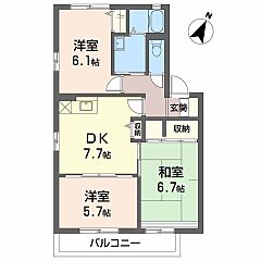物件の間取り