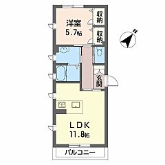 物件の間取り