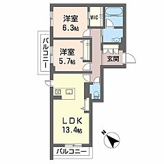 物件の間取り