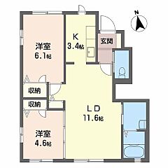 物件の間取り