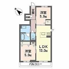 物件の間取り