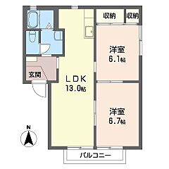 物件の間取り