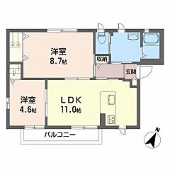 物件の間取り