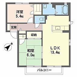 🉐敷金礼金0円！🉐シャーメゾン黒川　Ｂ棟