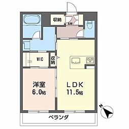 間取図画像 1LDK