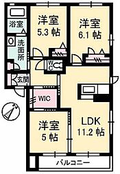 間取図画像 3LDK