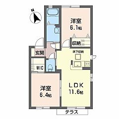 物件の間取り