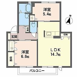 🉐敷金礼金0円！🉐シャーメゾンヤナイＢ