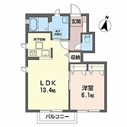 merry・Y・TB 1LDKの間取図画像