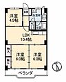 真締川ハイツ4階4.5万円