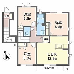 物件の間取り
