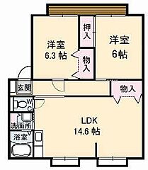 物件の間取り