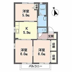物件の間取り