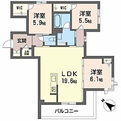 物件の間取り