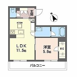 Comodo.TT 1LDKの間取図画像