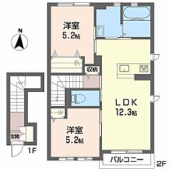 物件の間取り