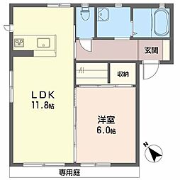 🉐敷金礼金0円！🉐シャーメゾン中沢　Ｂ棟
