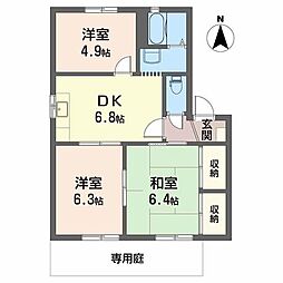 🉐敷金礼金0円！🉐ヴェルディ白石　Ｃ棟