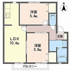物件の間取り