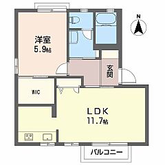 物件の間取り