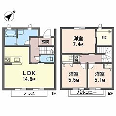 物件の間取り