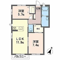 物件の間取り