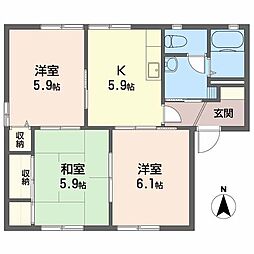 🉐敷金礼金0円！🉐ファミール・ビレジ　Ｂ棟