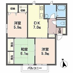 物件の間取り