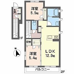 物件の間取り