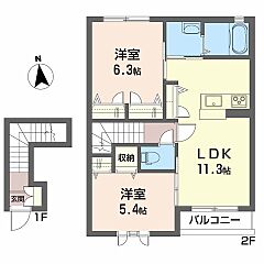 物件の間取り