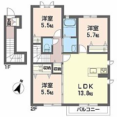 物件の間取り
