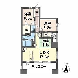Nudgeone.照葉 3LDKの間取図画像