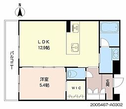 シャーメゾンステージ鳥栖 1LDKの間取図画像