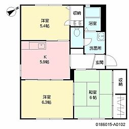 バリュージュ 3Kの間取図画像